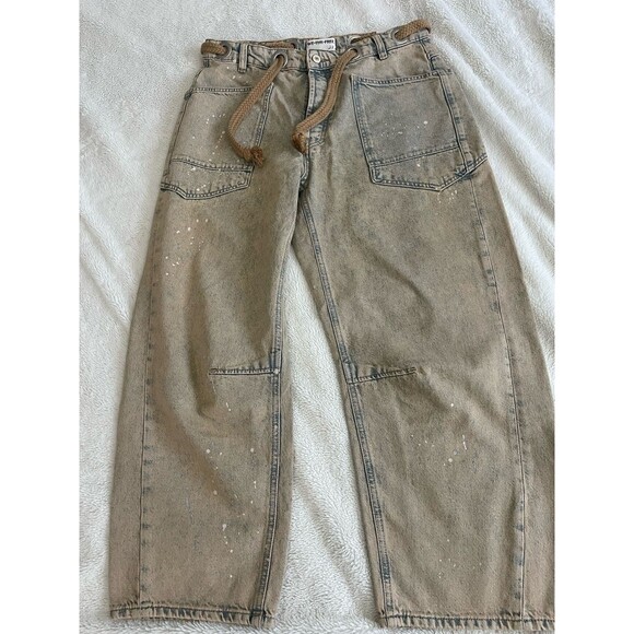 We The Free Tan Wide Leg Jeans - Picture 9 of 13